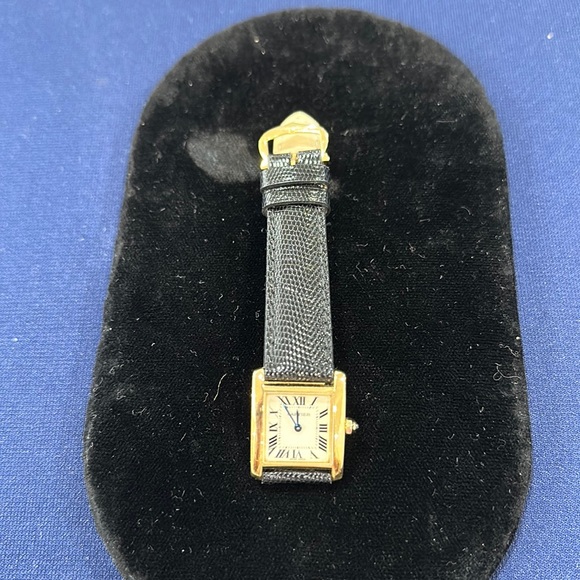 Cartier Accessories - Cartier 18k Yellow Gold Tank Francaise ladies watch.  Quartz movement.